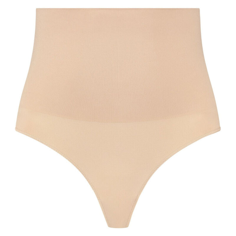 BYE-BRA - THONG STYLE SEAMLESS GIRDLE BEIGE SIZE S