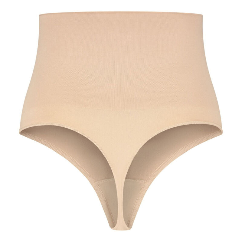 BYE-BRA - THONG STYLE SEAMLESS GIRDLE BEIGE SIZE S