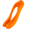 SATISFYER - CANDY CANE FINGER VIBRATOR ORANGE