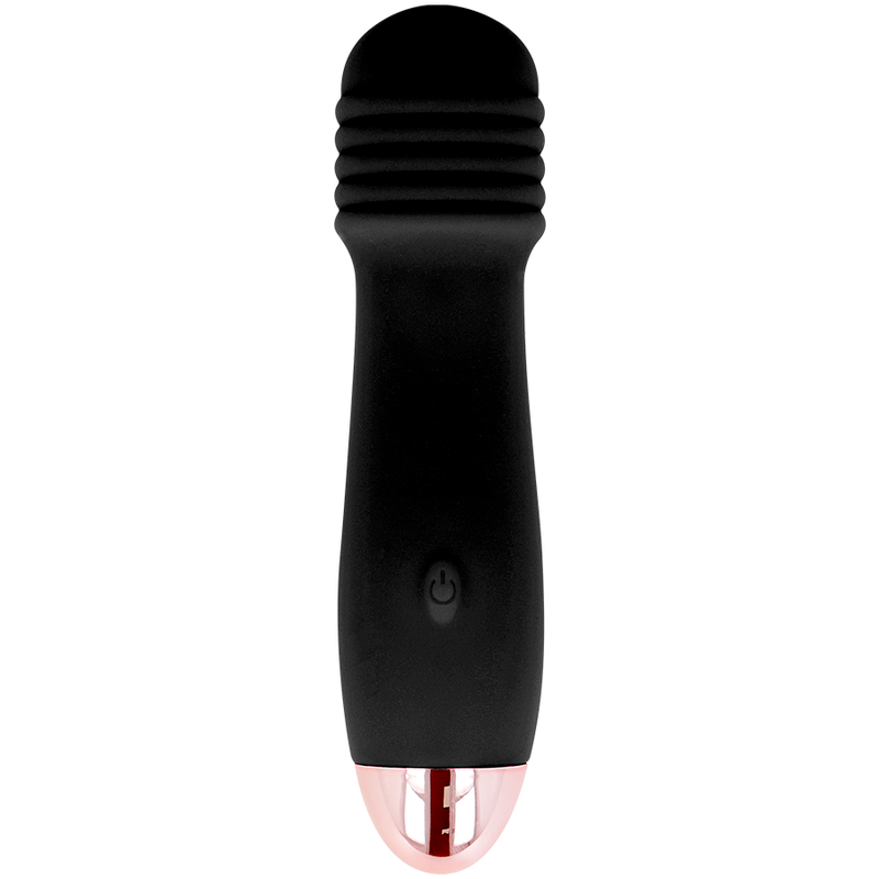 DOLCE VITA - RECHARGEABLE VIBRATOR THREE BLACK 7 SPEED