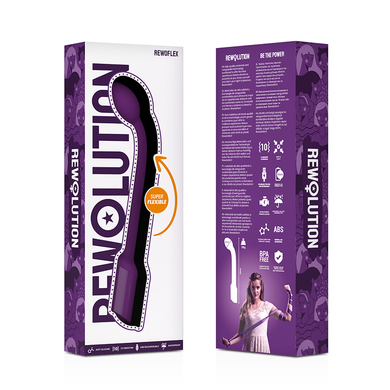 REWOLUTION - REWOFLEX FLEXIBLE G-POINT STIMULATOR VIBRATOR