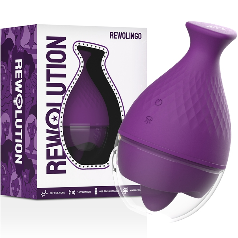 REWOLUTION - REWOLINGO VIBRATOR WITH TONGUE