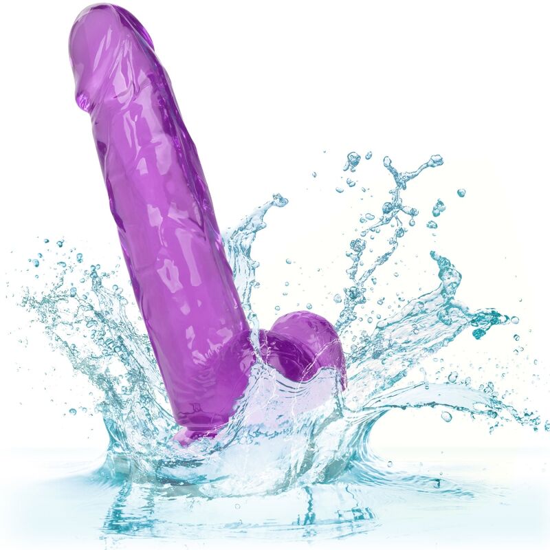 CALEXOTICS - SIZE QUEEN DILDO PURPLE 15.3 CM