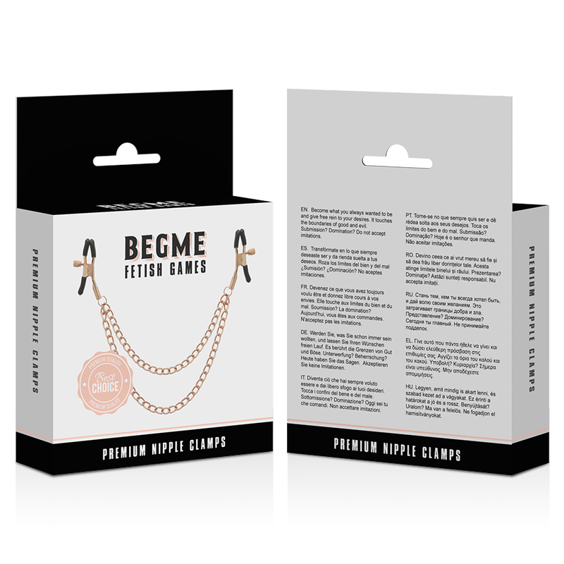 BEGME - BLACK EDITION PREMIUM NIPPLE CLAMPS