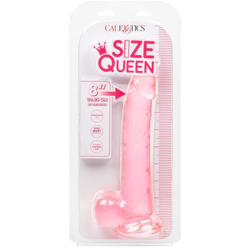 CALEXOTICS - SIZE QUEEN DILDO PINK 20.3 CM