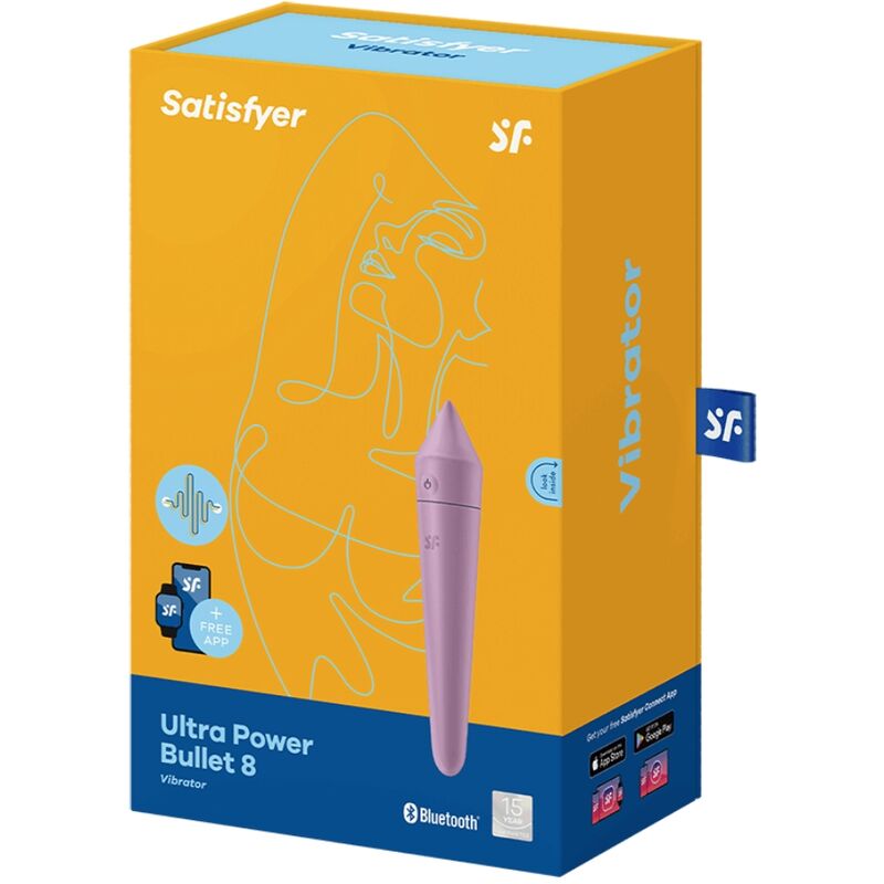 SATISFYER - ULTRA POWER BULLET 8 LILAC