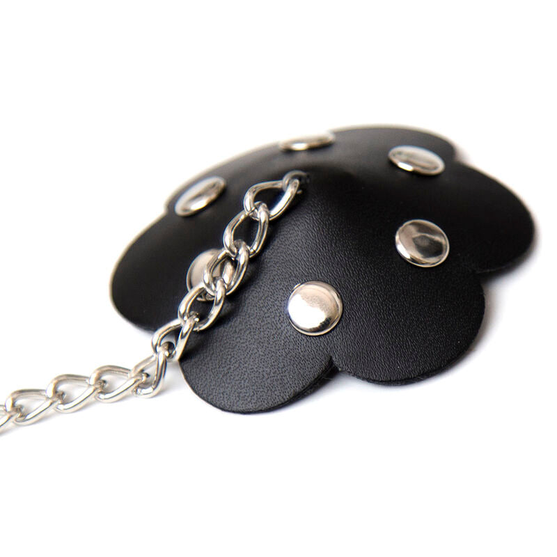 OHMAMA FETISH - PETAL NIPPLE SHIELD WITH CHAIN