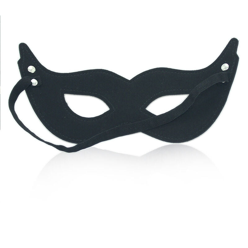 OHMAMA FETISH - PU MASK WITH CLAMPS