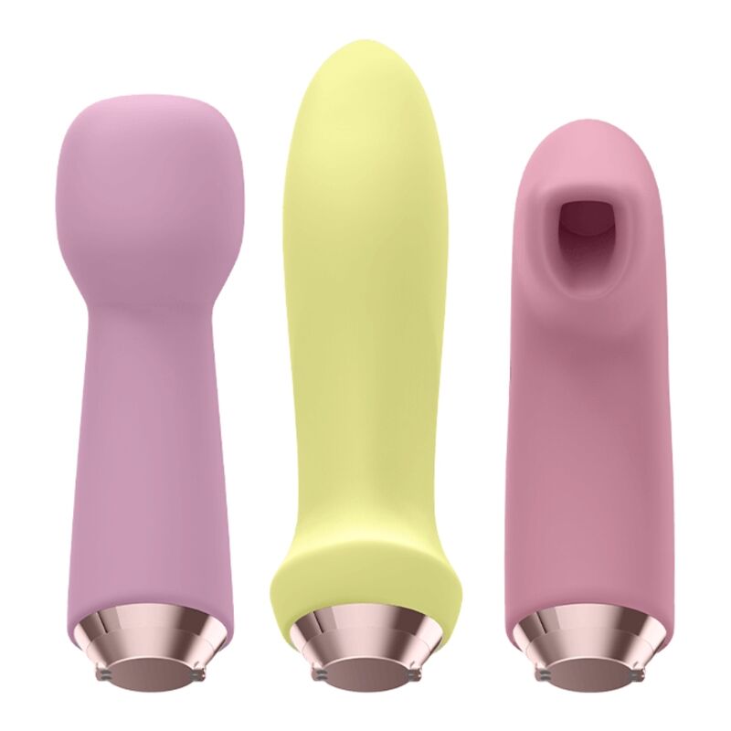 SATISFYER - MARVELOUS FOUR VIBRATOR & AIR PULSE SET