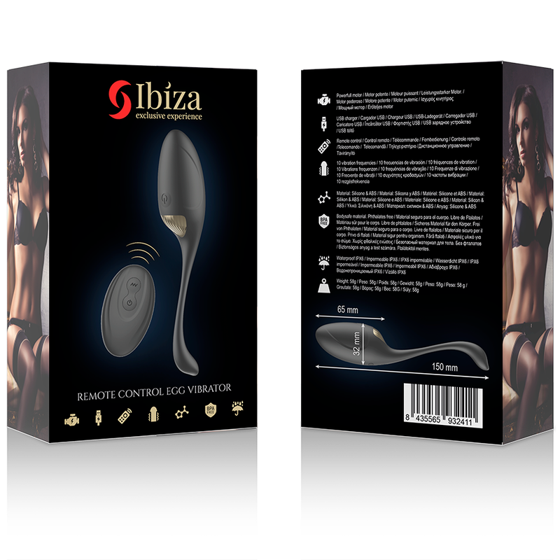 IBIZA - POWERFUL EGG VIBRATOR REMOTE CONTROL