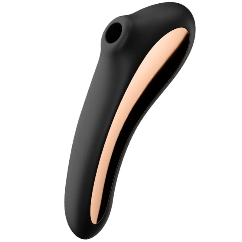 SATISFYER - DUAL KISS AIR PULSE VIBRATOR BLACK