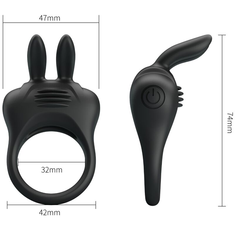 PRETTY LOVE - DAVION RABBIT VIBRATOR RING