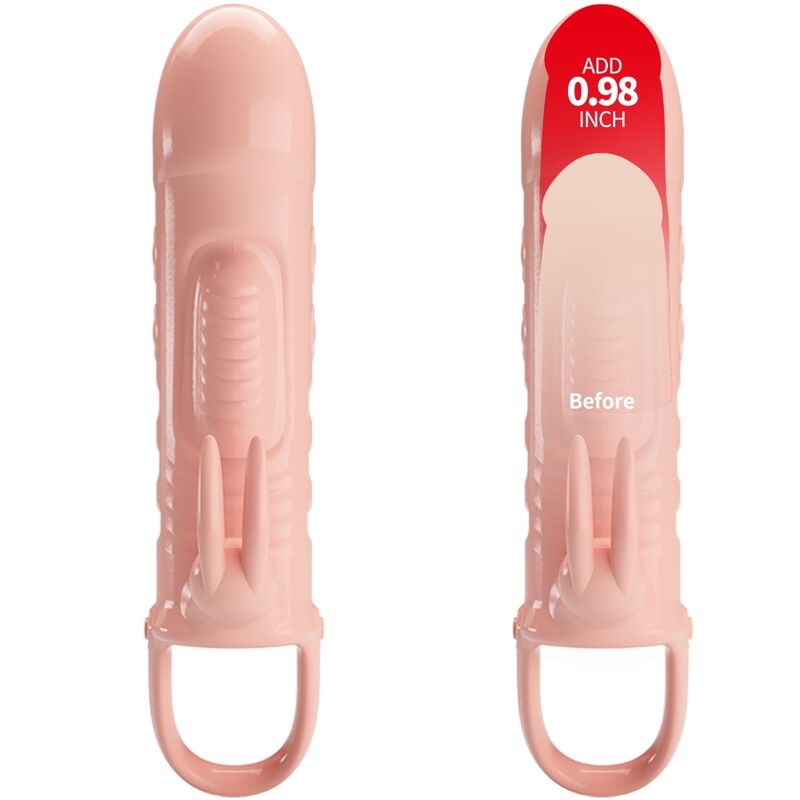 PRETTY LOVE - SLOANE NATURAL RABBIT PENIS SHEATH