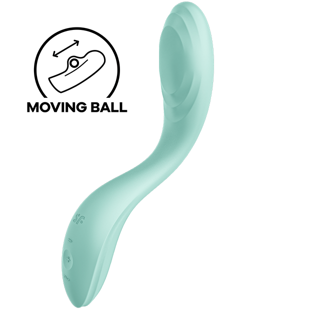 SATISFYER - RRROLLING PLEASURE GSPOT VIBRATOR GREEN