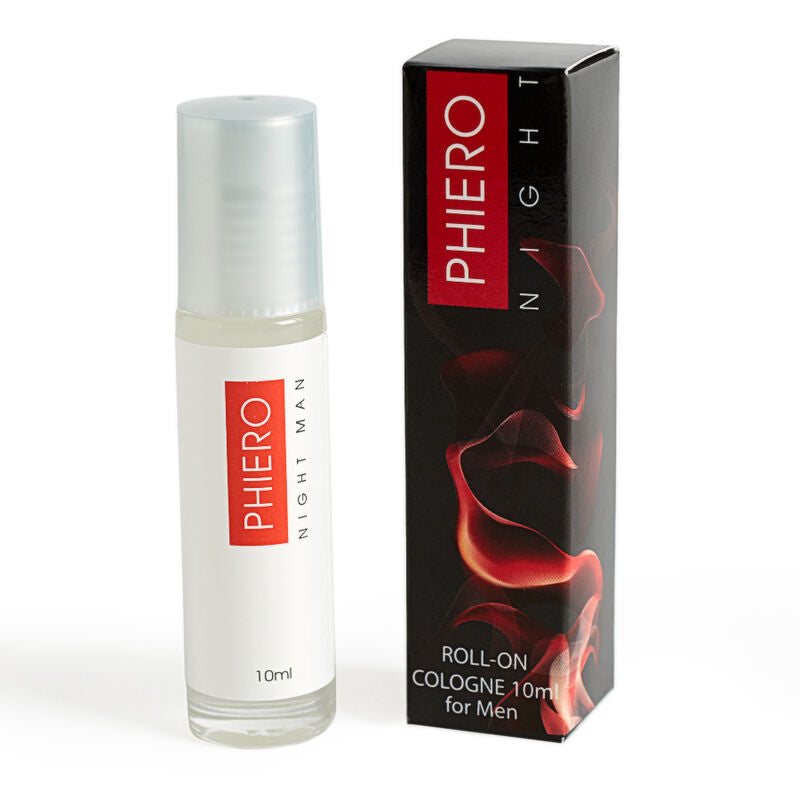 500 COSMETICS - PHIERO NIGHT MAN PERFUME FEROMÔNIOS PARA HOMENS COM ROLL-ON