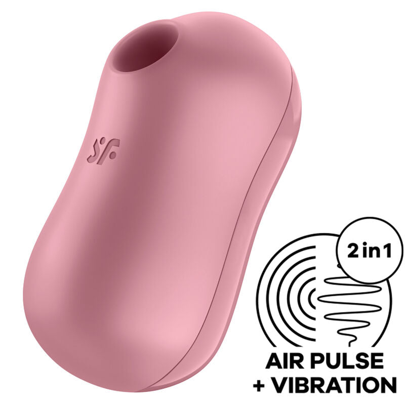 SATISFYER - COTTON CANDY AIR PULSE STIMULATOR & VIBRATOR LILAC