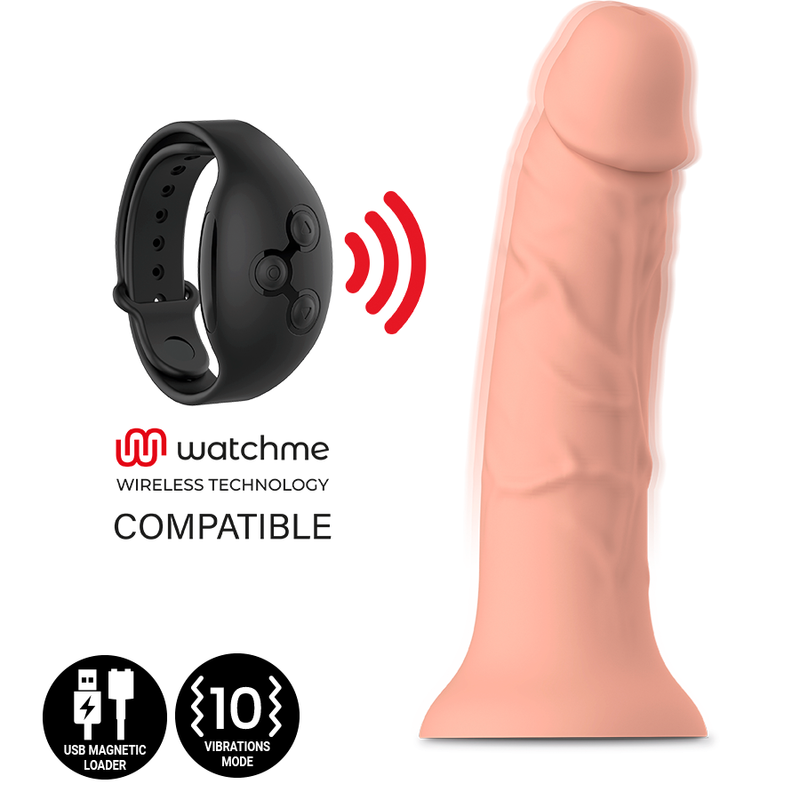 MYTHOLOGY - ASHER ORIGINAL DILDO S - VIBRATOR COMPATIBLE WITH WATCHME WIRELESS TECHNOLOGY