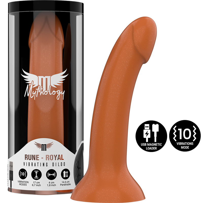 MYTHOLOGY - RUNE ROYAL DILDO M - VIBRATOR WATCHME WIRELESS TECHNOLOGY COMPATIBLE