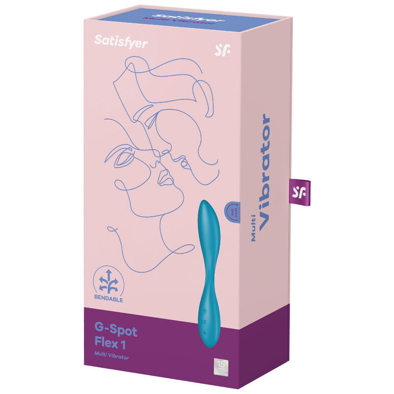 SATISFYER - G-SPOT FLEX 1 MULTI VIBRATOR BLUE