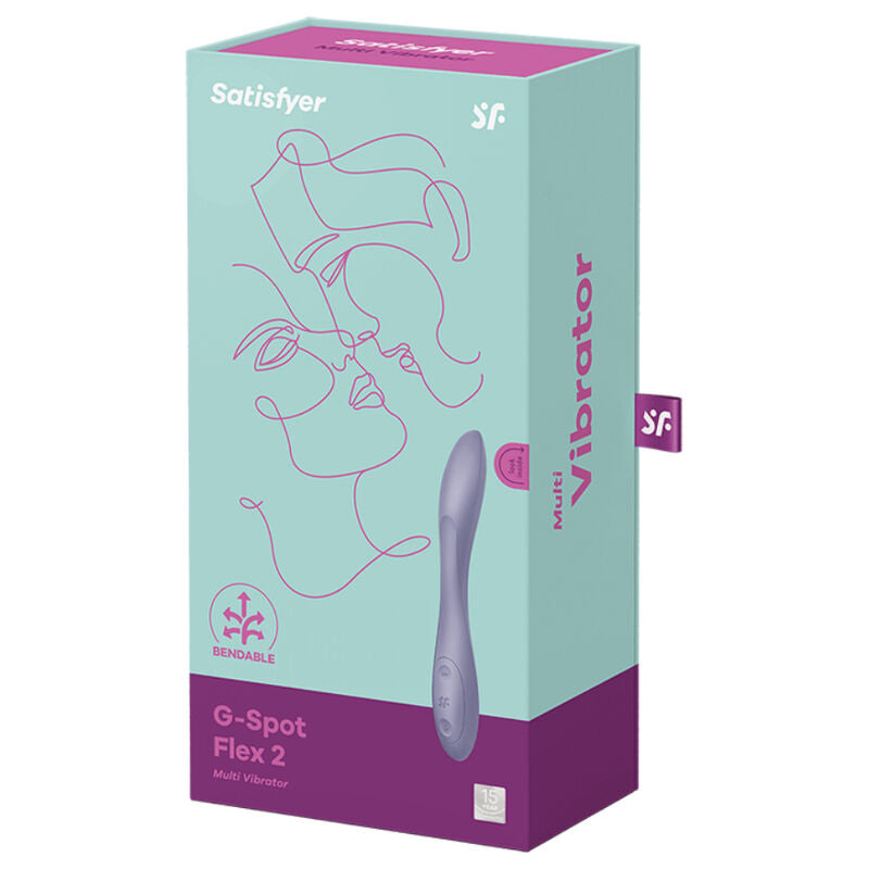 SATISFYER - G-SPOT FLEX 2 MULTI VIBRATOR PURPLE