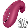 SATISFYER - DIPPING DELIGHT LAY-ON VIBRATOR RED