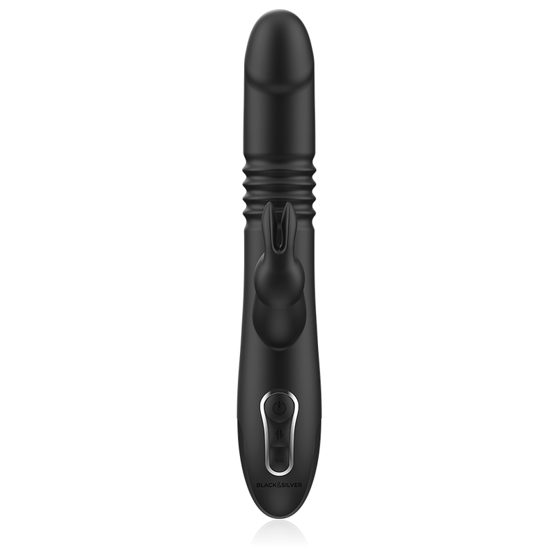 BLACK&SILVER - KENJI STIMULATING VIBE COMPATIBLE WITH WATCHME WIRELESS TECHNOLOGY