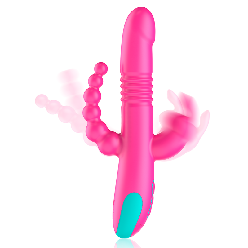 HAPPY LOKY - DONALD TRIPLE STIMULATION: ANAL, G-SPOT & CLITORAL WATCHME WIRELESS TECHNOLOGY COMPATIBLE