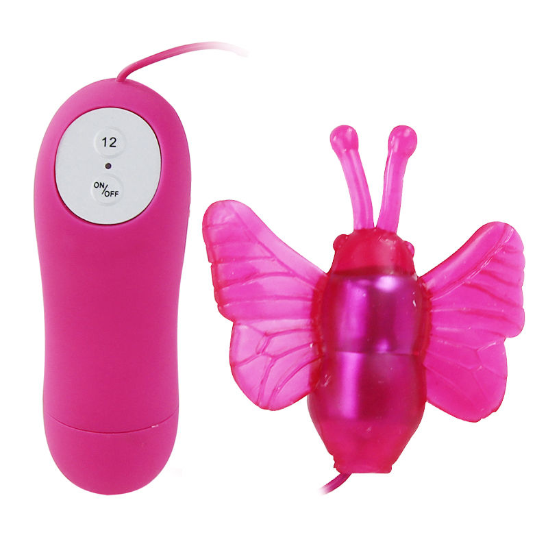 BAILE - VIBRADOR ESTIMULADOR DE BORBOLETA SECRETO PRETTY LOVE 12V