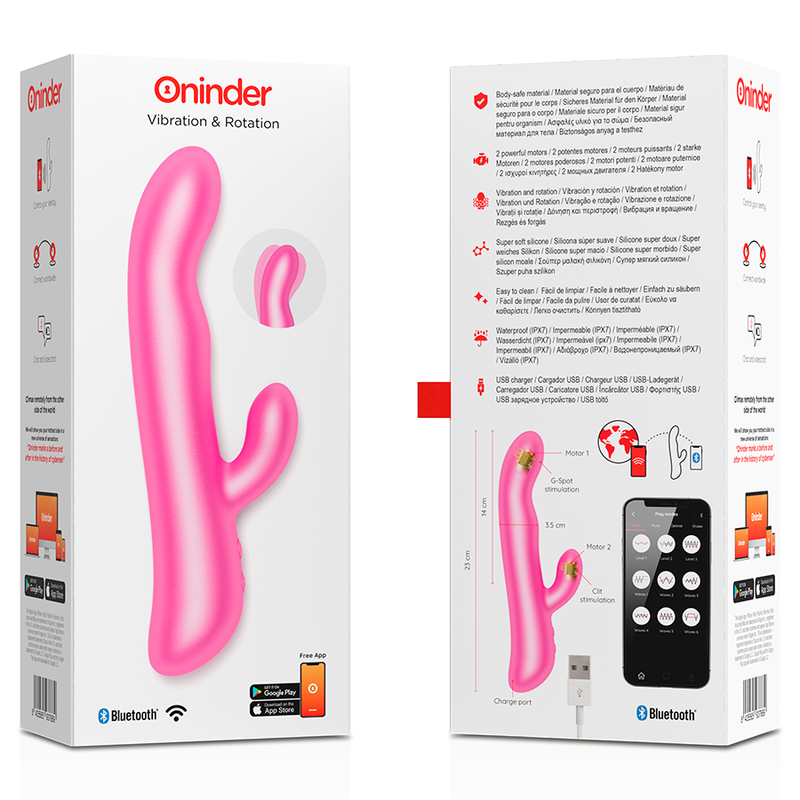 ONINDER - OSLO VIBRATION & ROTATION BLACK - FREE APP