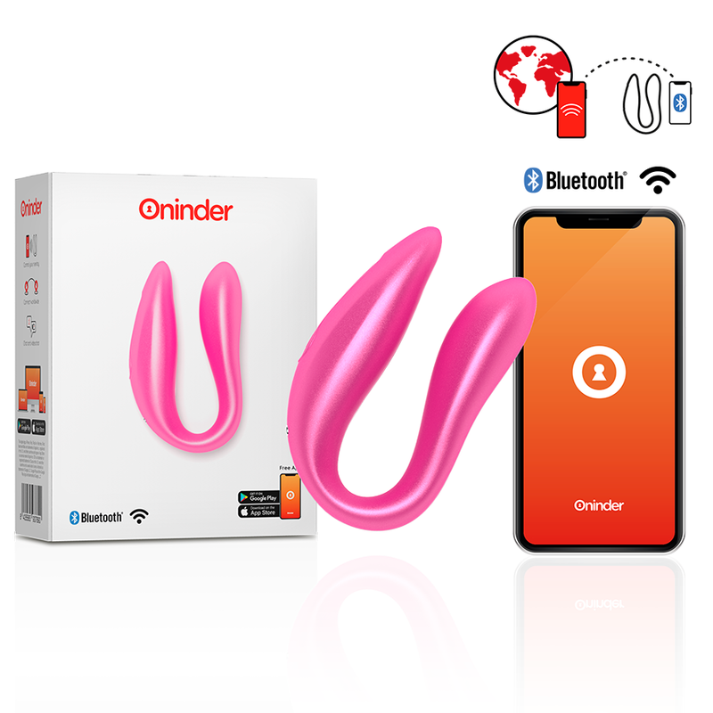 ONINDER - LISBOA BLACK G-POINT & CLITORIS STIMULATOR - FREE APP