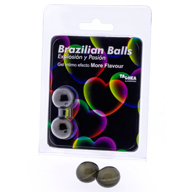 TALOKA - 2 BRAZILIAN BALLS MORE FLAVOUR EFFECT EXCITING GEL