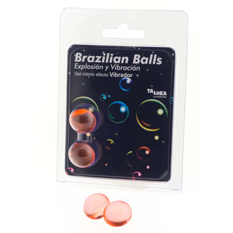 TALOKA - 2 BRAZILIAN BALLS VIBRATING EFFECT EXCITING GEL