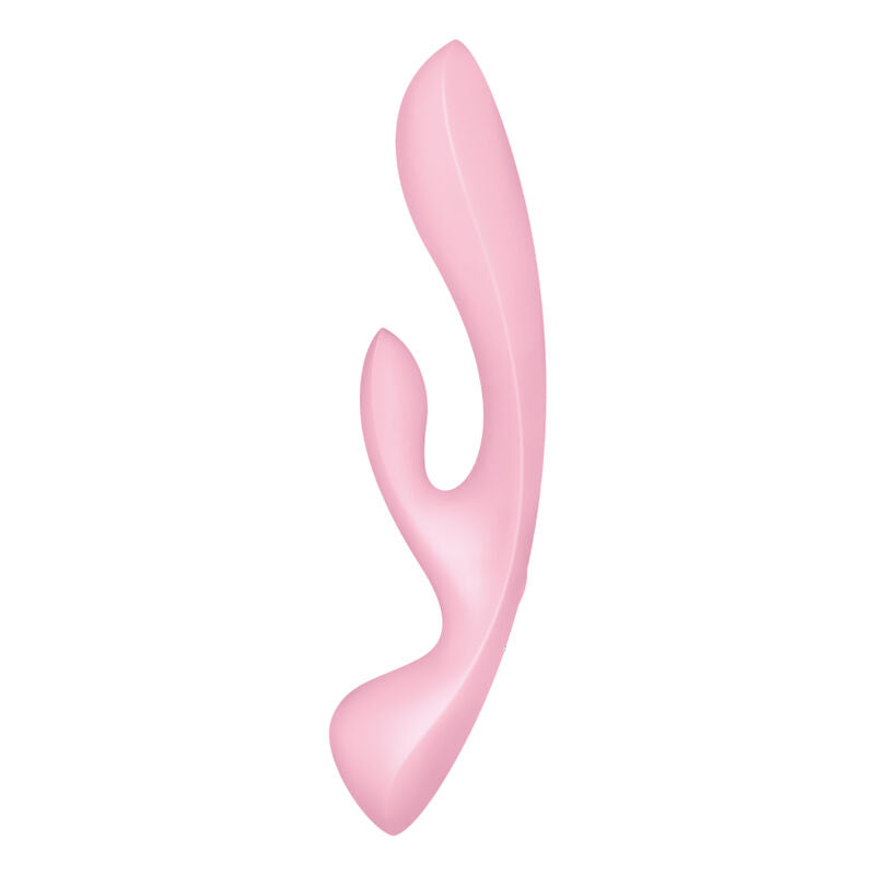 SATISFYER - TRIPLE OH HYBRID VIBRATION PINK