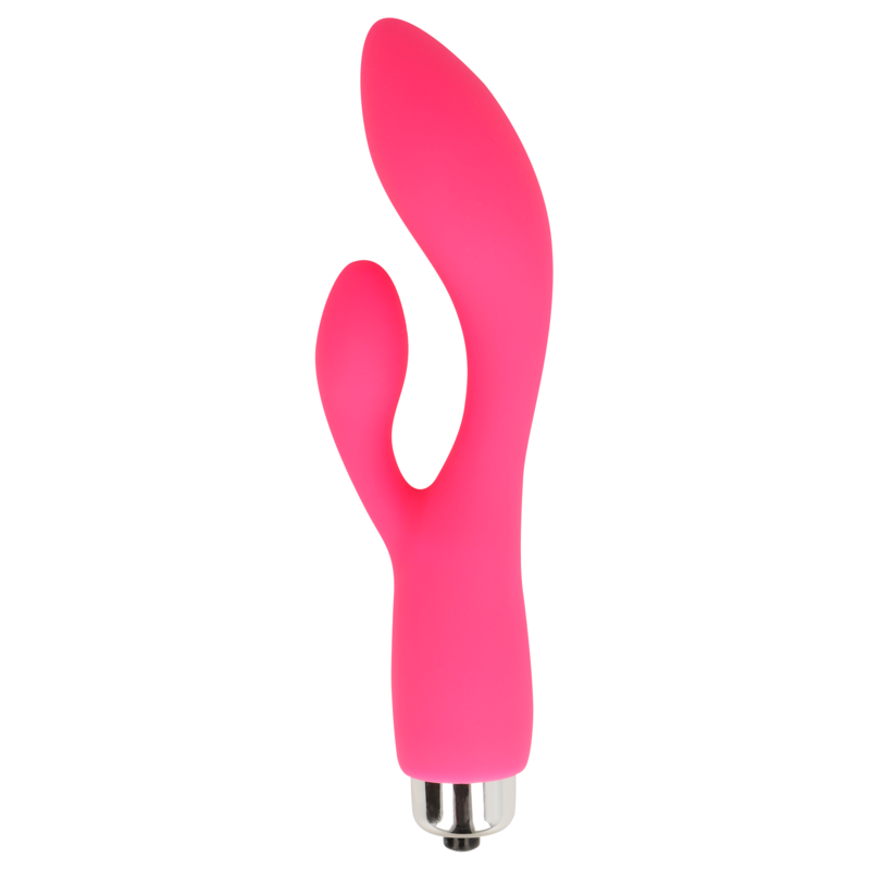 OHMAMA - VIBRATOR WITH RABBIT 13 CM PINK