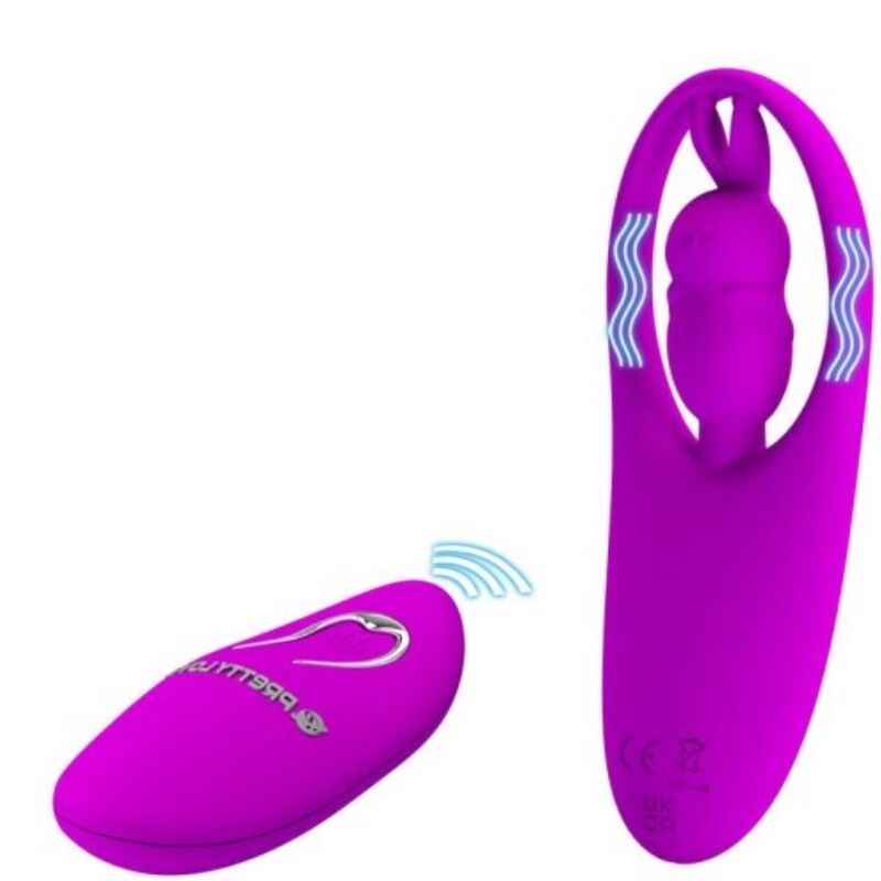 PRETTY LOVE - WILD RABBIT STIMULATOR FOR PANTIES WITH REMOTE CONTROL LILAC