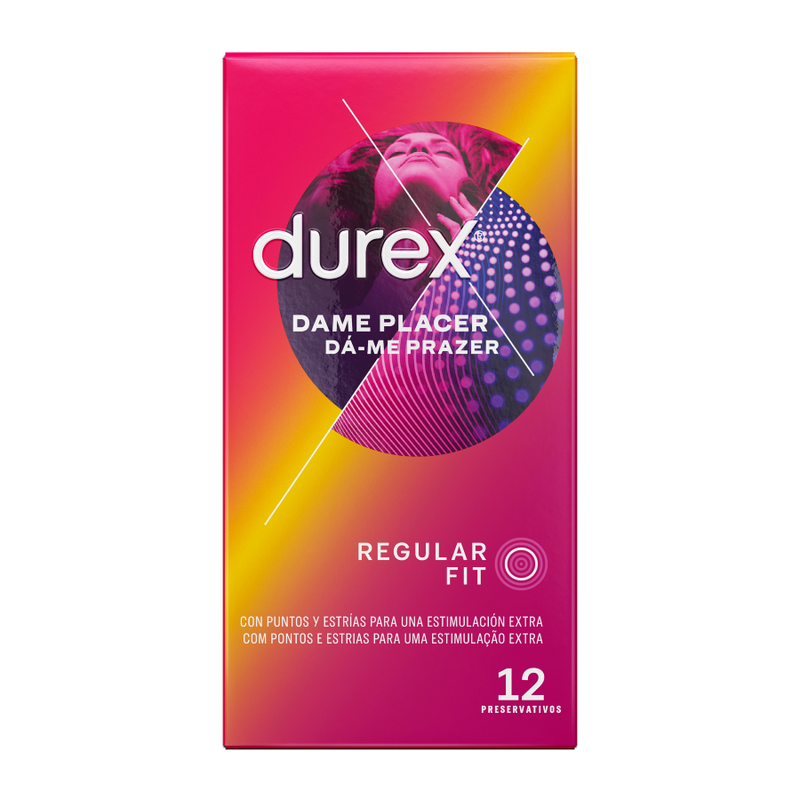 DUREX - PLACADOR DAME 12 UNIDADES