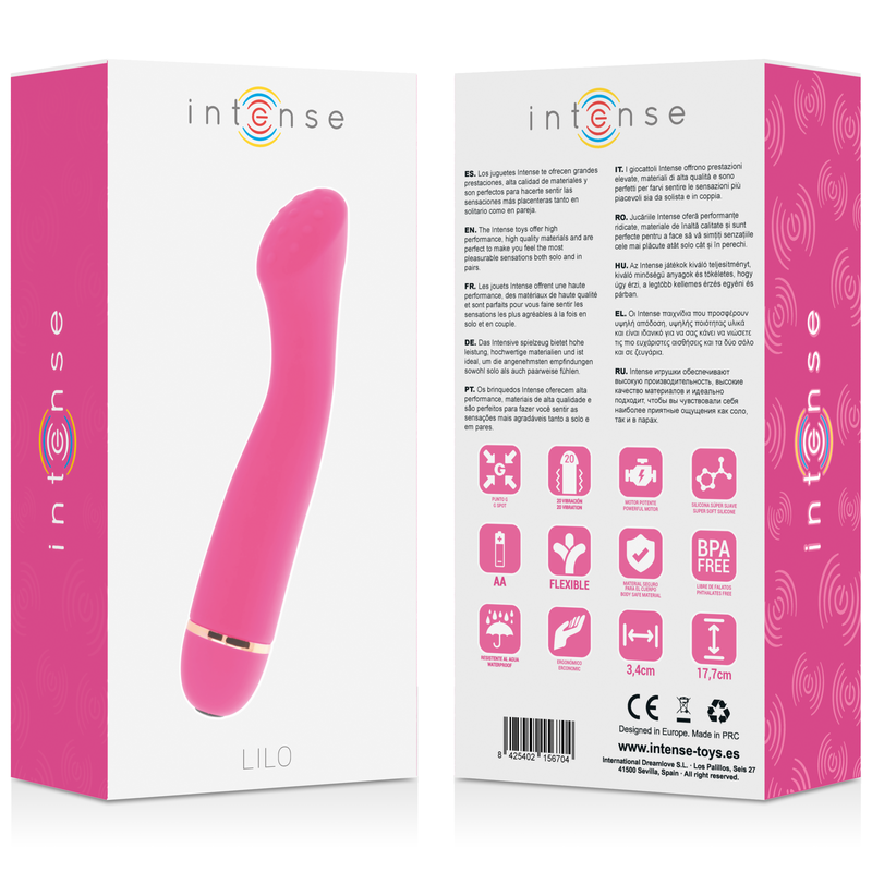 INTENSE - LILO 20 VELOCIDADES SILICONE ROSA