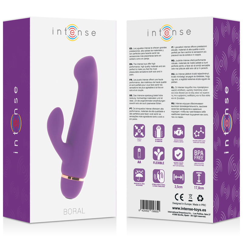 INTENSE - BORAL 20 VELOCIDADES SILICONE LILAC