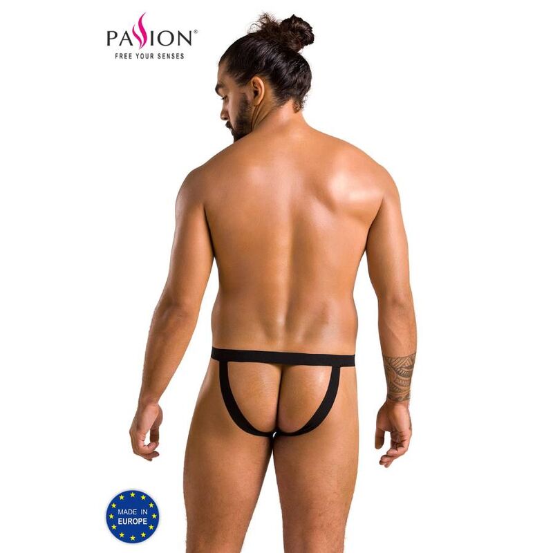 PASSION - 044 SLIP OPEN BEN BLACK L/XL