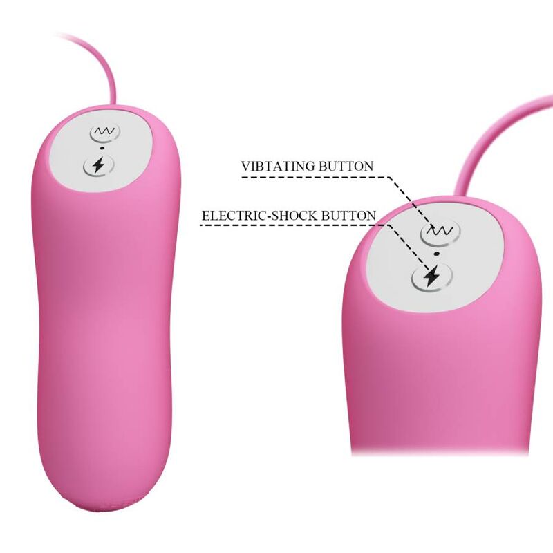 PRETTY LOVE - TWEEZERS WITH VIBRATION AND PINK ELETROSHOCK