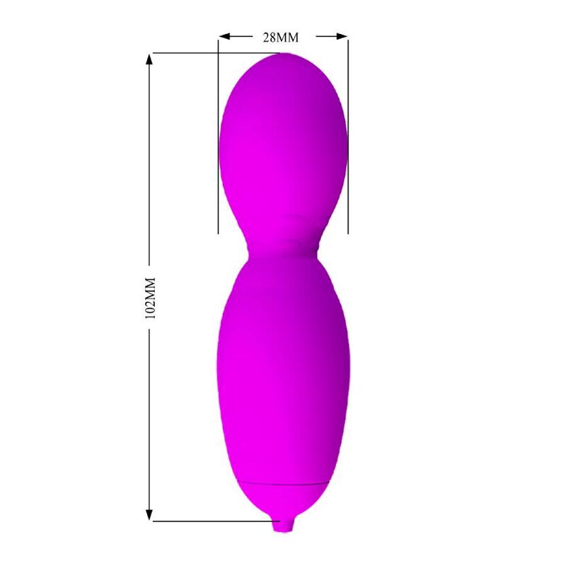 PRETTY LOVE - VEGA ROTATION AND VIBRATION MASSAGER 12 FUCHSIA FUNCTIONS