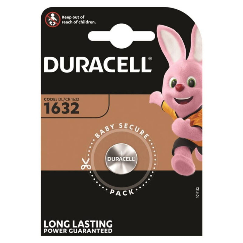 DURACELL - BUTTON BATTERY LITIO CR1632 3V 1 UNIT