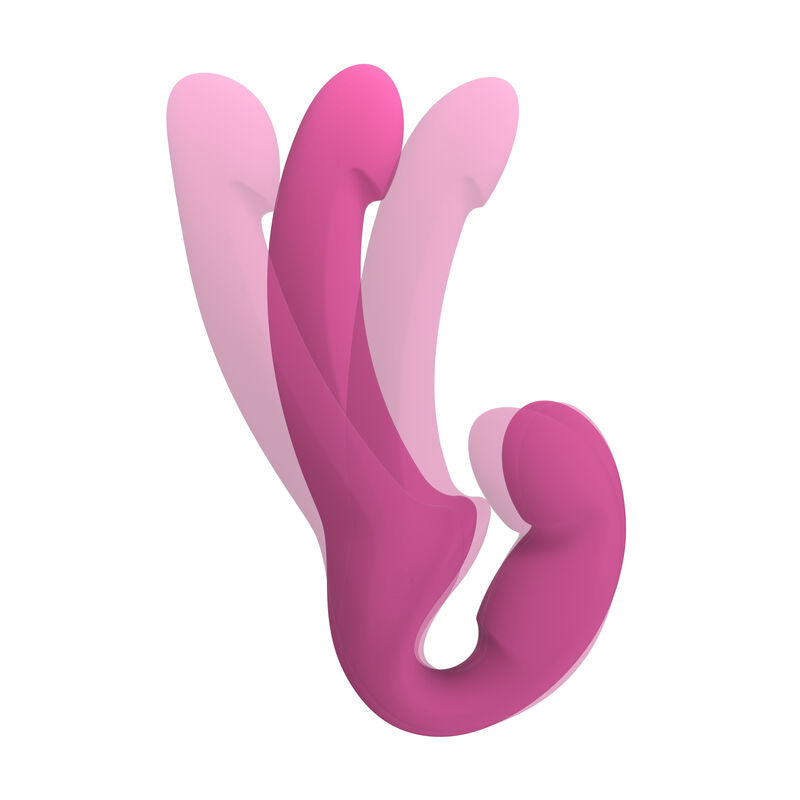 FUN FACTORY - SHARE LITE DOUBLE DILDO BLACKBERRY