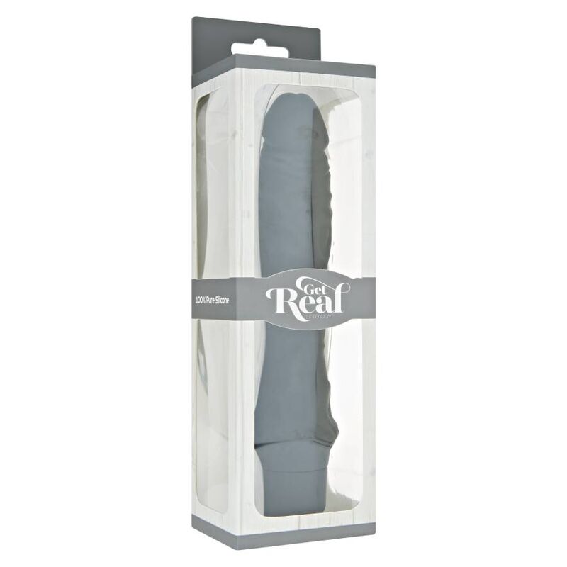 GET REAL - CLASSIC LARGE BLACK VIBRATOR