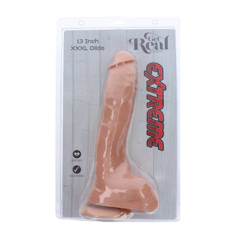 GET REAL - EXTREME XXXL DILDO 34 CM SKIN