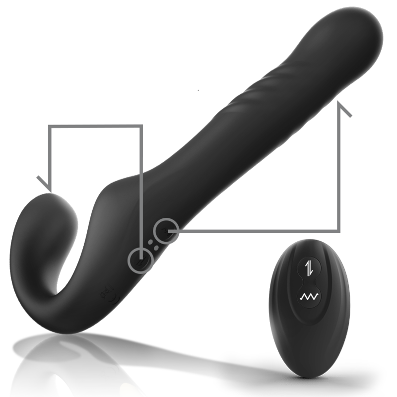 IBIZA - REMOTE CONTROL STRAPLESS VIBRATOR UP & DOWN