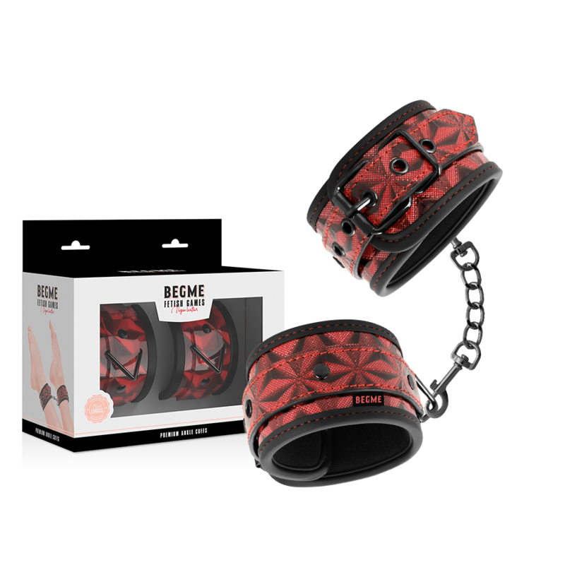 BEGME - RED EDITION PREMIUM ANKLE CUFFS WITH NEOPRENE LINING