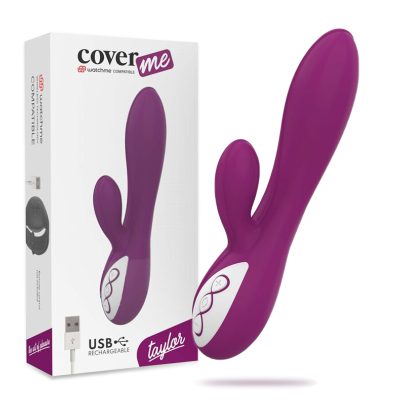 COVERME - VIBRADOR TAYLOR COMPATÍVEL COM A TECNOLOGIA WATCHME WIRELESS