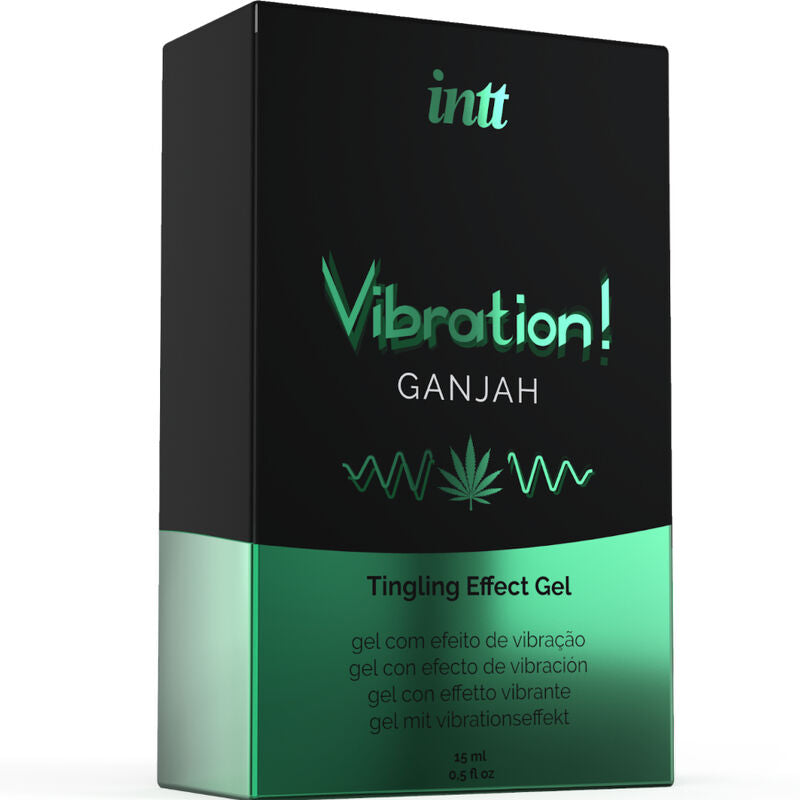 INTT - POWERFUL INTIMATE STIMULANT LIQUID VIBRATING GEL CANNABIS 15ML