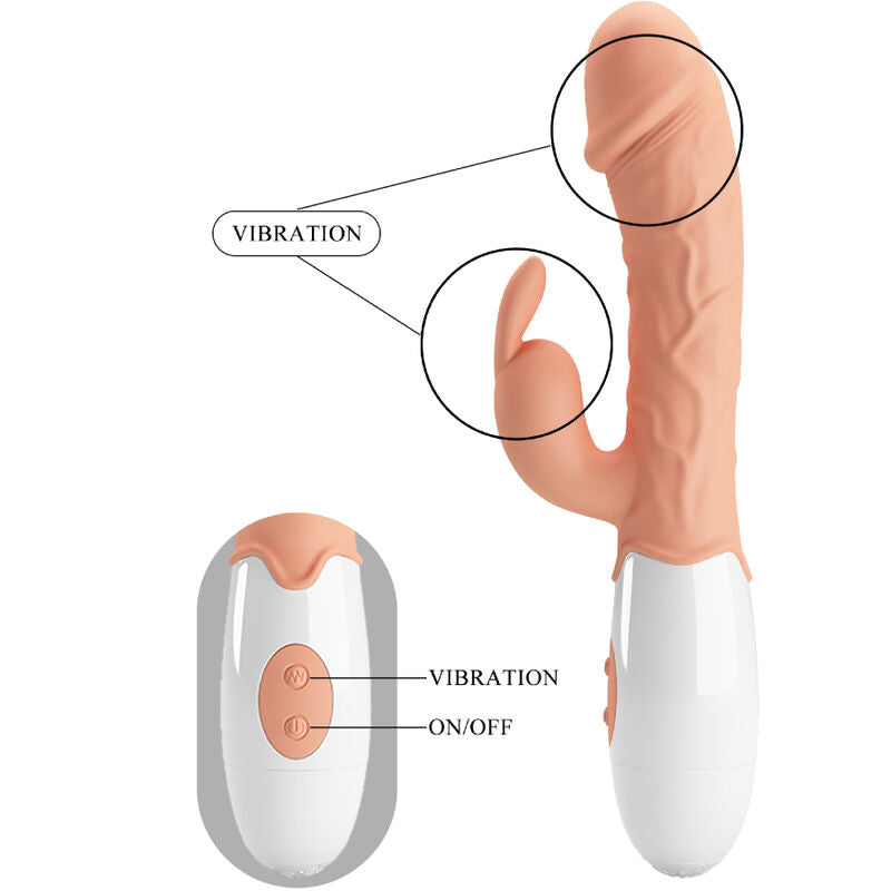 PRETTY LOVE - EASTER BUNNY VIBRATOR WITH STIMULATOR